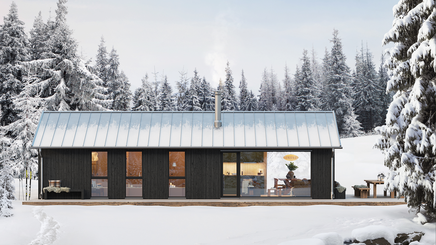 Fjällhus 75 kvm